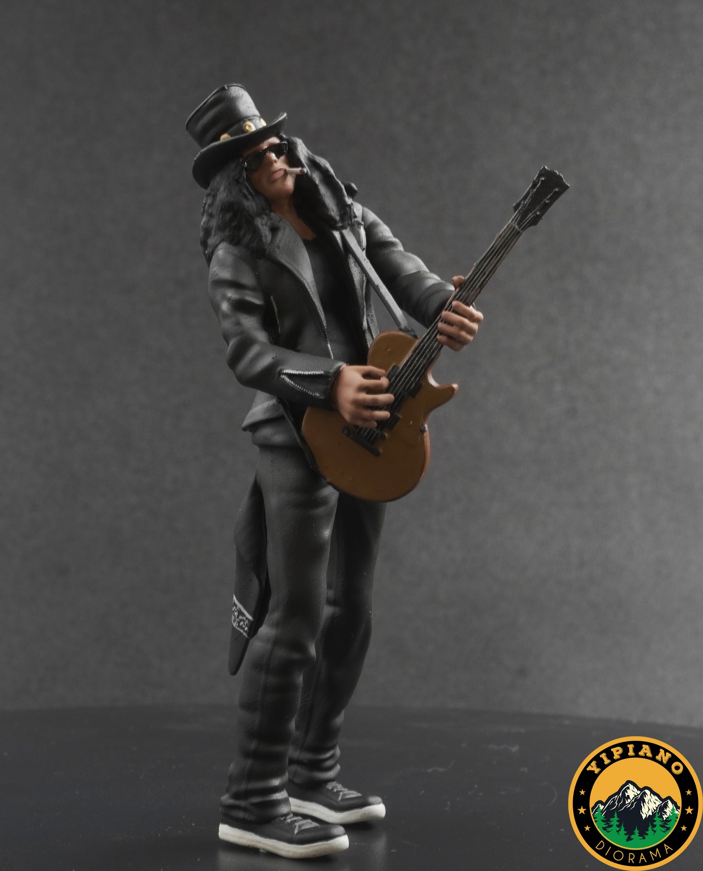 Black Guitarist rocker GnR figure 1:18 handpaint high detail