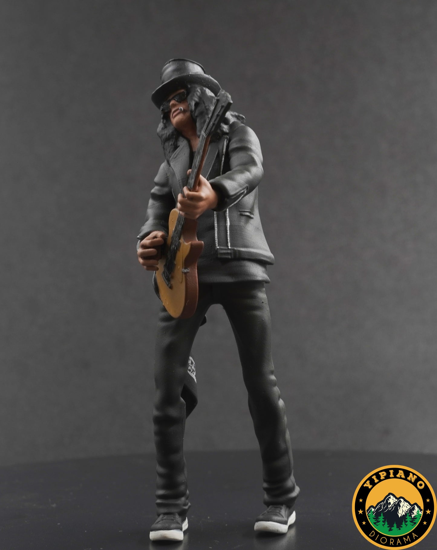 Black Guitarist rocker GnR figure 1:18 handpaint high detail