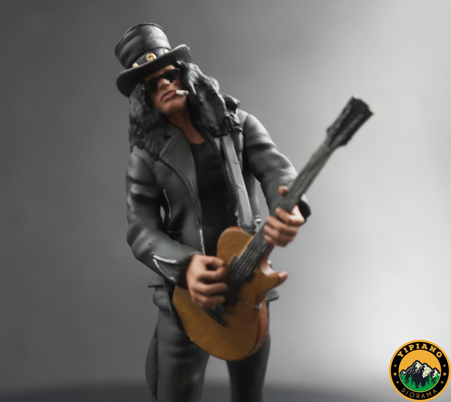 Black Guitarist rocker GnR figure 1:18 handpaint high detail