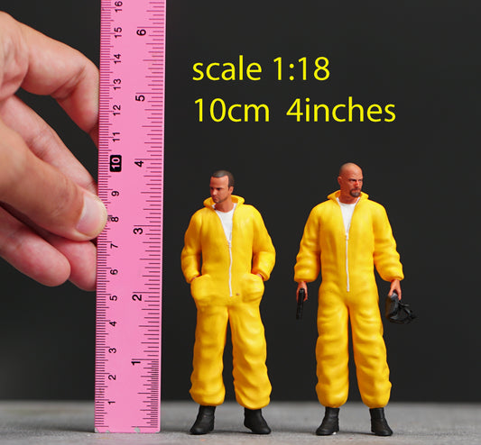 Breaking men figure handpaint high detail 1:18 to HO scale