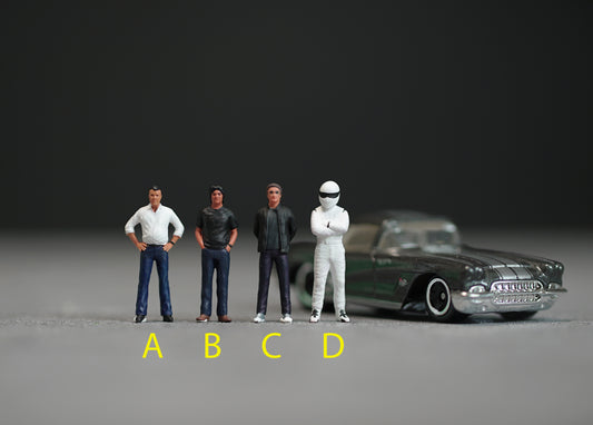 Top Speed TV show figure 1:64 1:18 1:87 scale handpaint high detail