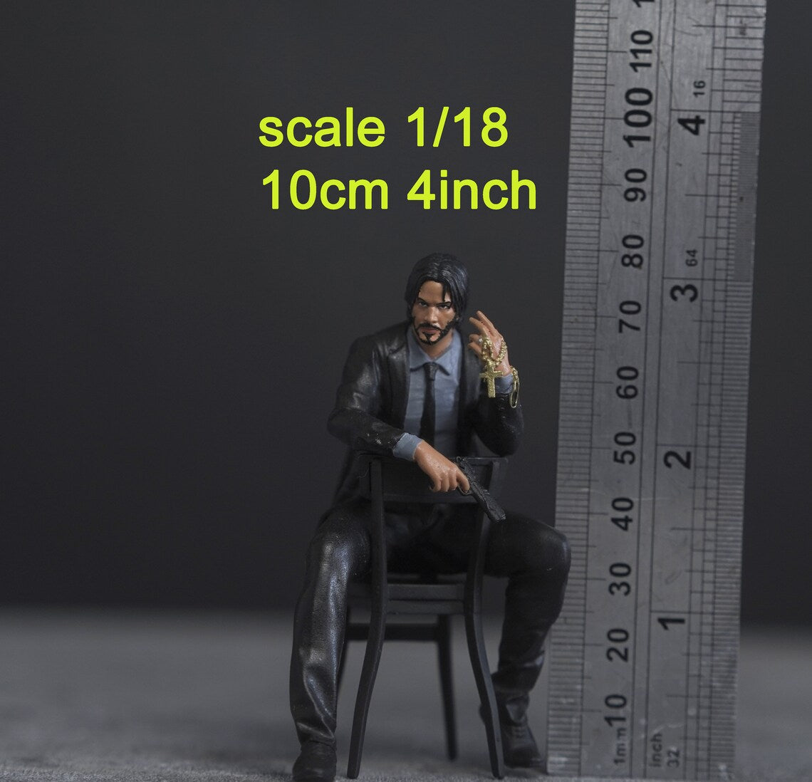 Man killer figure 1:18 to HO scale handpaint high detail