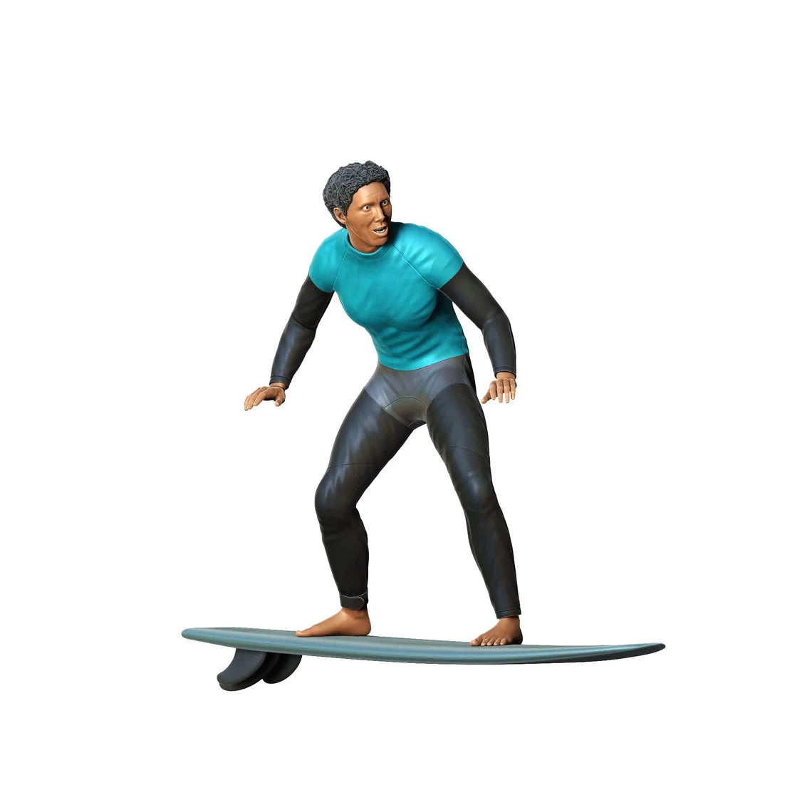 HO 1:64 Scale Surfer figure handpaint high detail