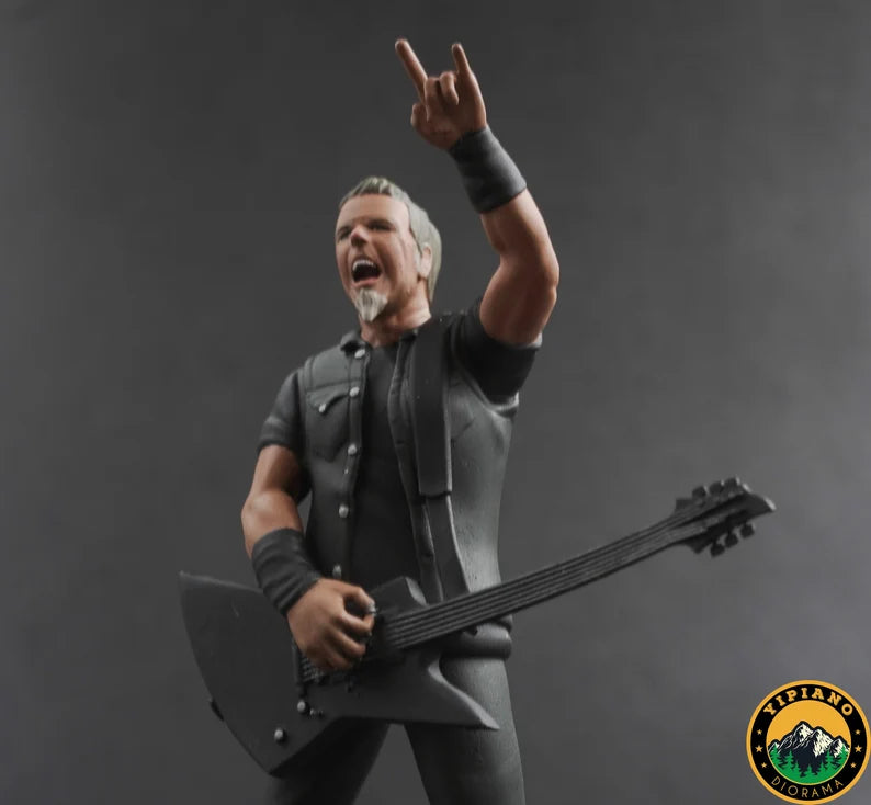 Black rocker figure 1:18 handpaint high detail