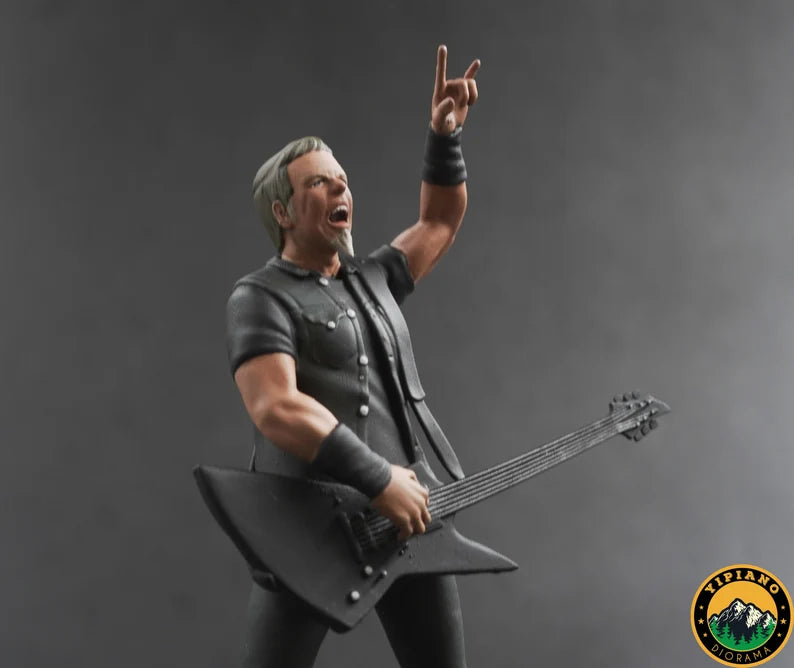 Black rocker figure 1:18 handpaint high detail