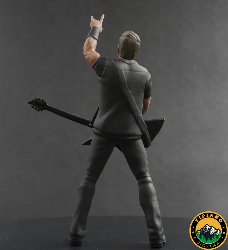 Black rocker figure 1:18 handpaint high detail