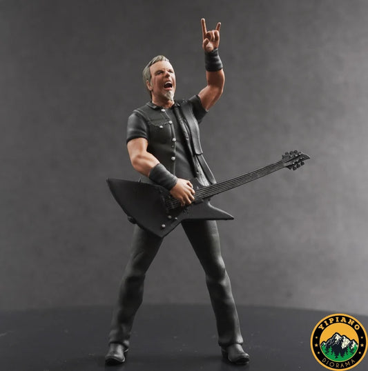 Black rocker figure 1:18 handpaint high detail