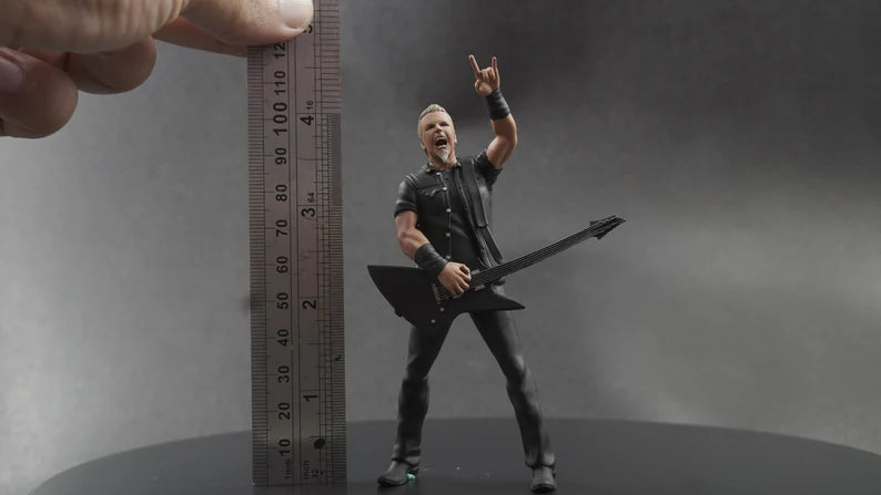 Black rocker figure 1:18 handpaint high detail