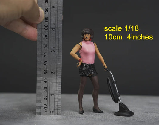 Fred Cleaner figure 1:18 to HO scale handpaint high detail