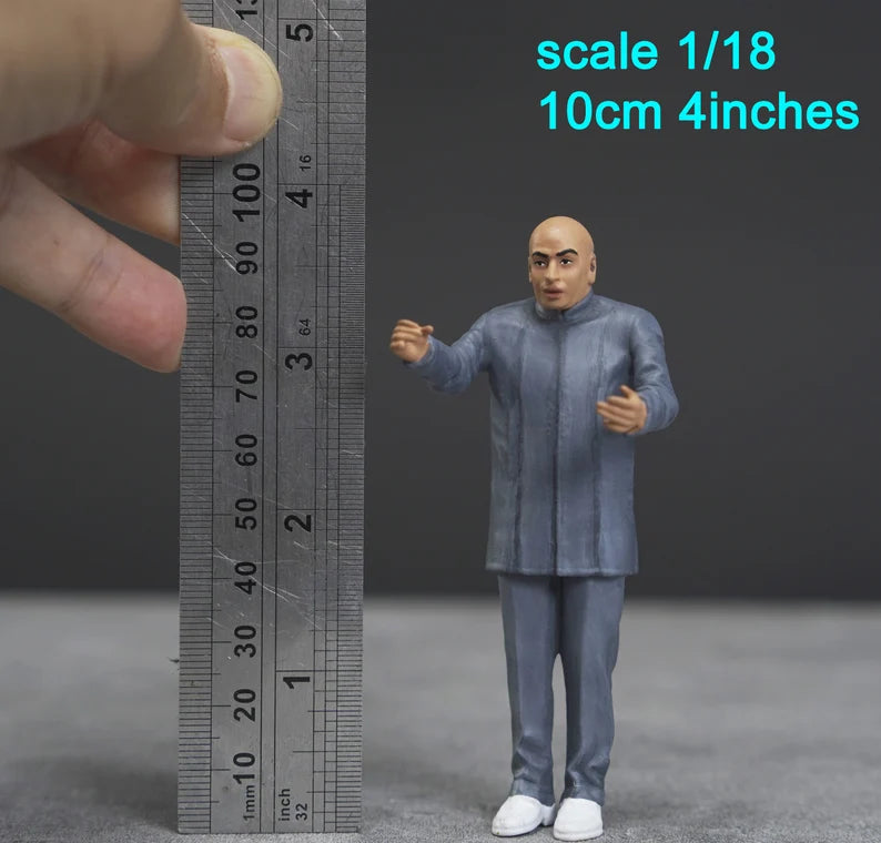 Evil mini figure handpaint high detail 1:18 to HO scale