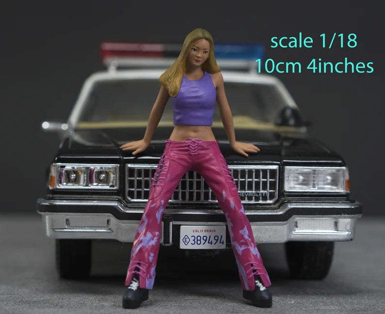 Suki figure handpaint high detail 1:18 to HO scale