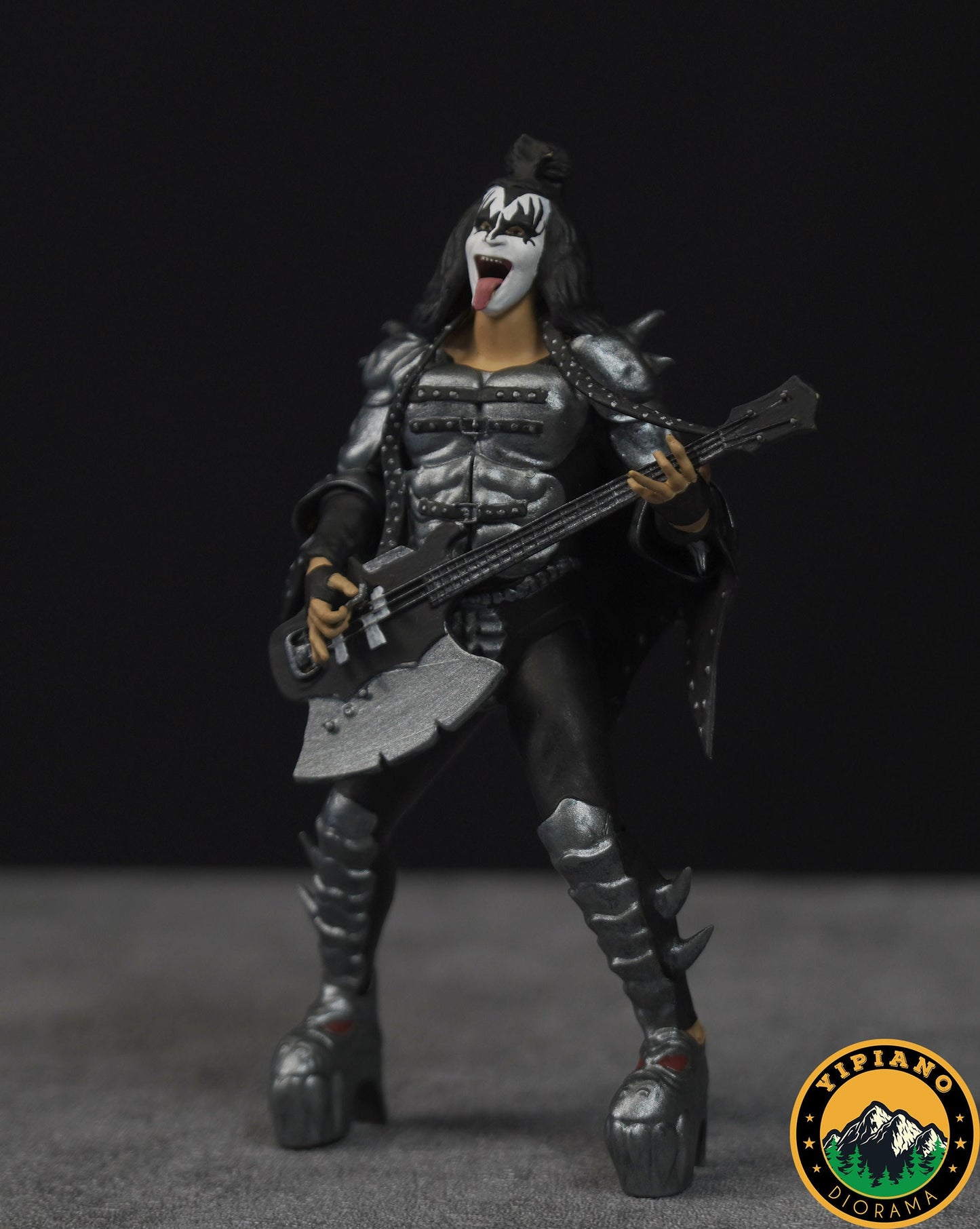 Simmon Rocker guitarist figure handpaint high detail 1:18 scale (4inches)