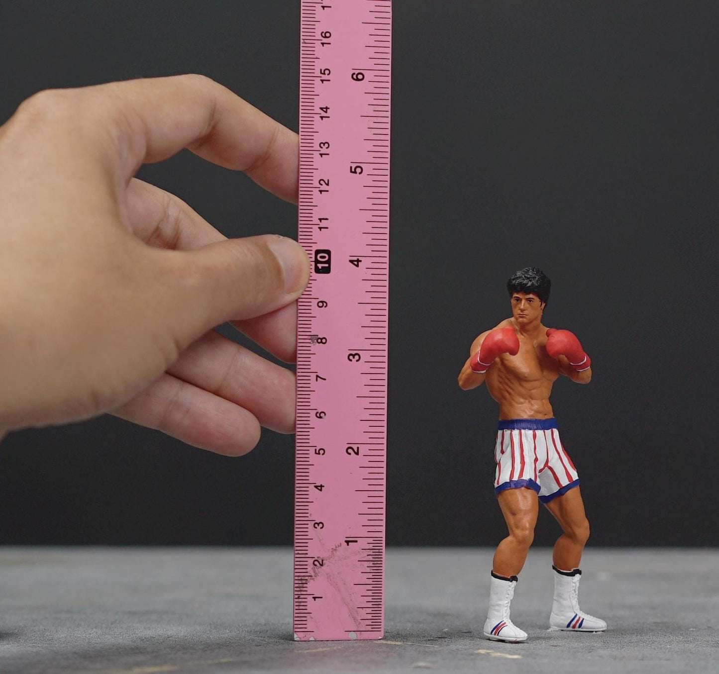 Rocky figure hand painted high detail 1:18 to HO scale